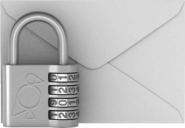 mail with lock